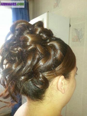 Coiffeuse maquilleuse a domicile