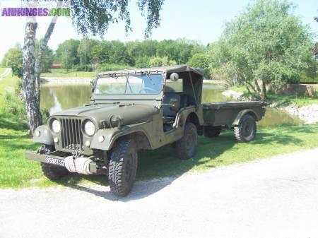 Jeep willys M38A1 +remorque