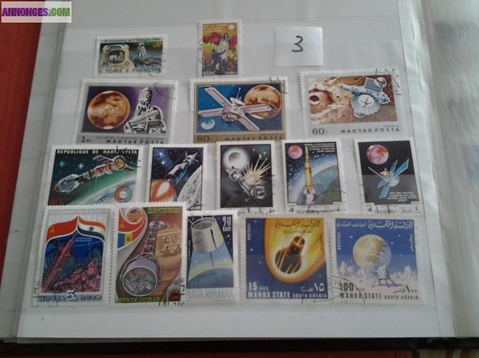 Timbres theme : DANS L'ESPACE N* 3