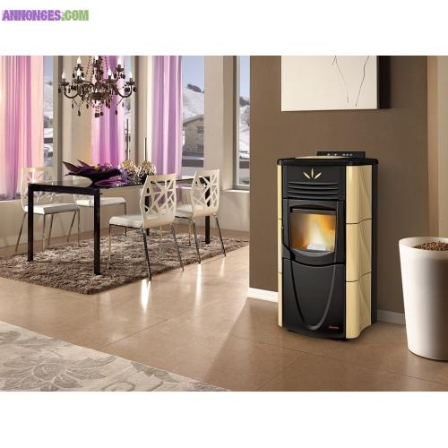 POÊLES À AIR - GRANULÉS DE BOIS - GRAZIOSA LUX 2,6-7KW - NORDICA