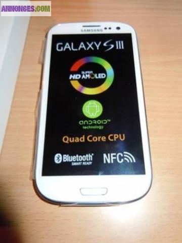 Samsung Galaxy s3 blanc 32 go tout opérateur