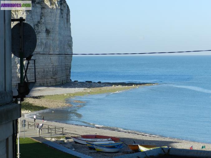 Yport gîte face à la  mer