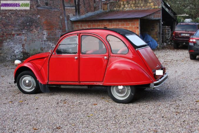 CITROEN 2cv6 rouge