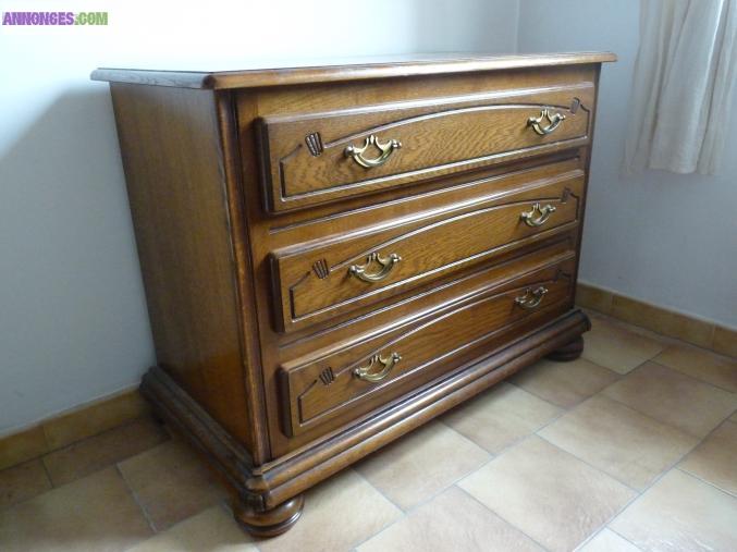 Vend commode en chene