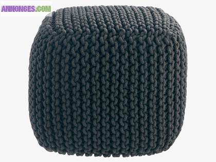 Knot pouf en fil de coton