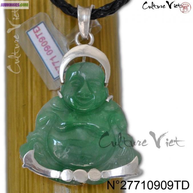 Pendentif Bouddha en jade ave certificat