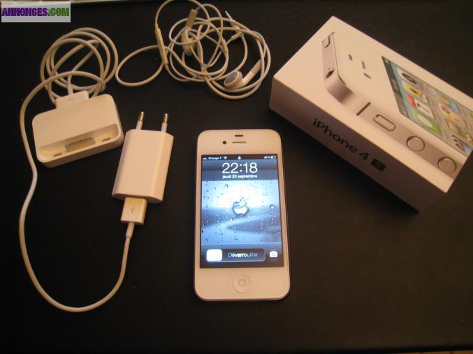 Apple Iphone 4s blanc 64 go