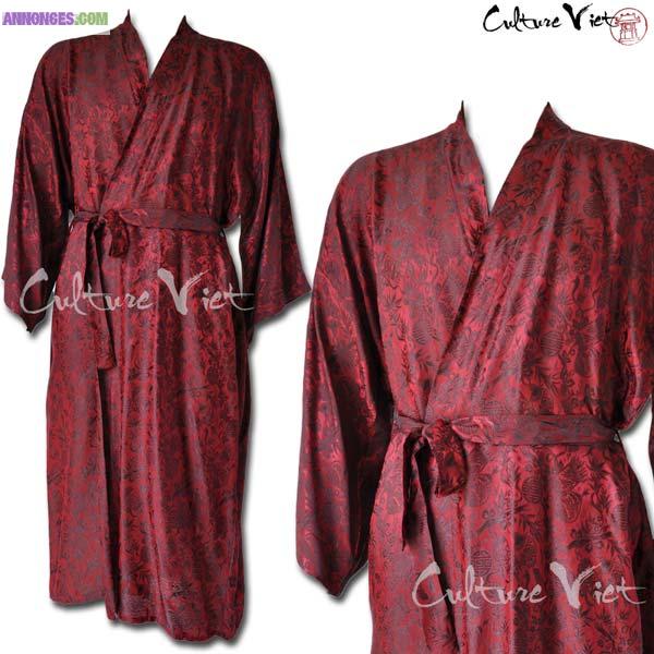 Idée cadeau kimono soie motifs exotique grenade