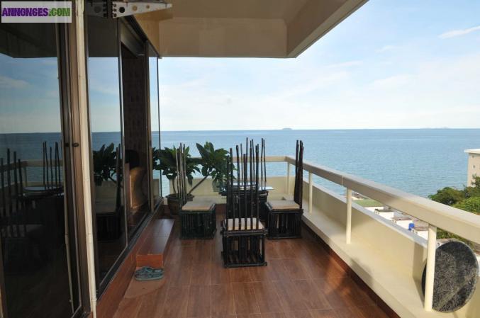 Appartement standing bord de mer Thailande