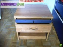 0143562515  tables  de  cheveyts   en  bois   