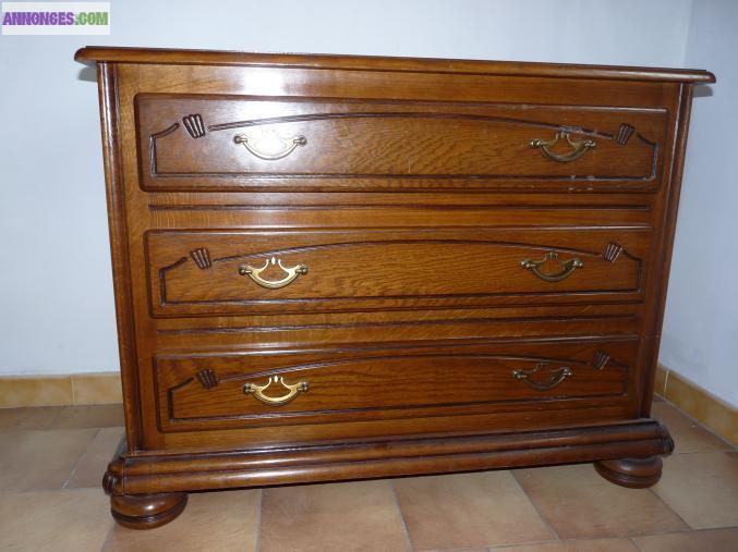 Vend commode en chene