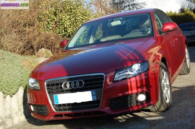 AUDI A4 2L TDI 143 DPF 2009 GRENAT(rare)GPS/XENON